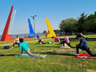 VL por Salud: esparcimiento, deportes y vacunación en el Paseo de la Costa