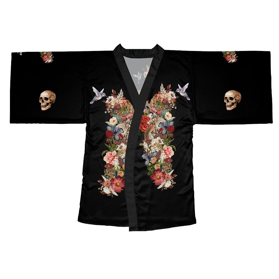 Thumbnail: Moonchilds Tribe ' As above, So below' Long Sleeve Kimono Robe