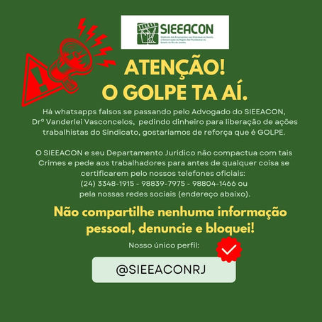 Alerta de Golpe!