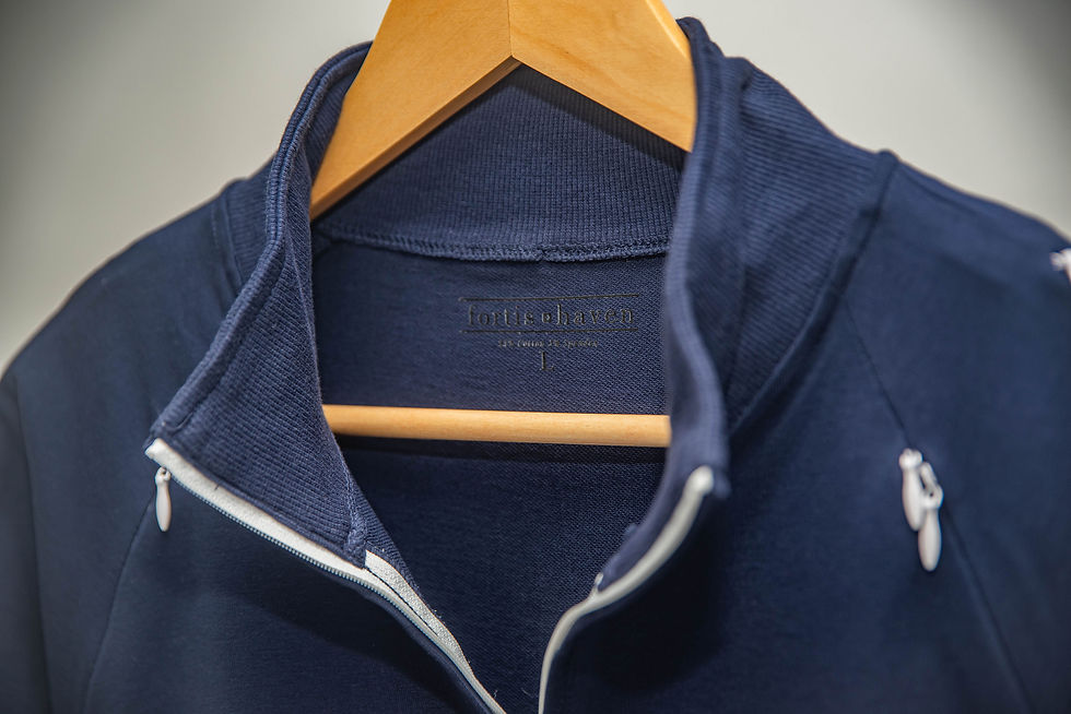 Thumbnail: Women's 3/4 Double Dual Zipper - Navy