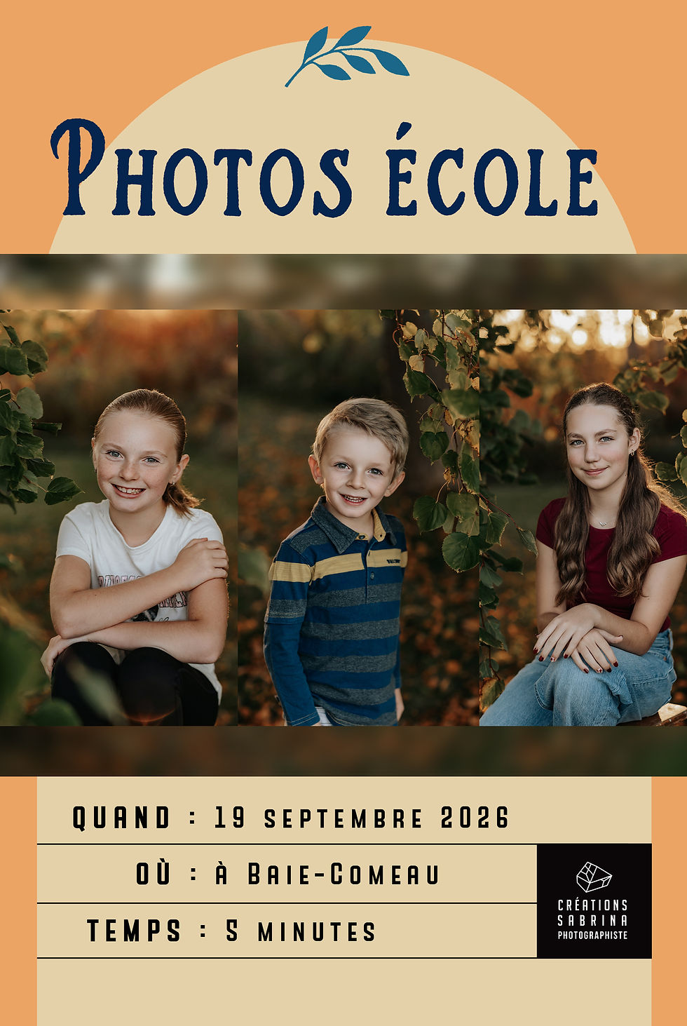 Session photo école