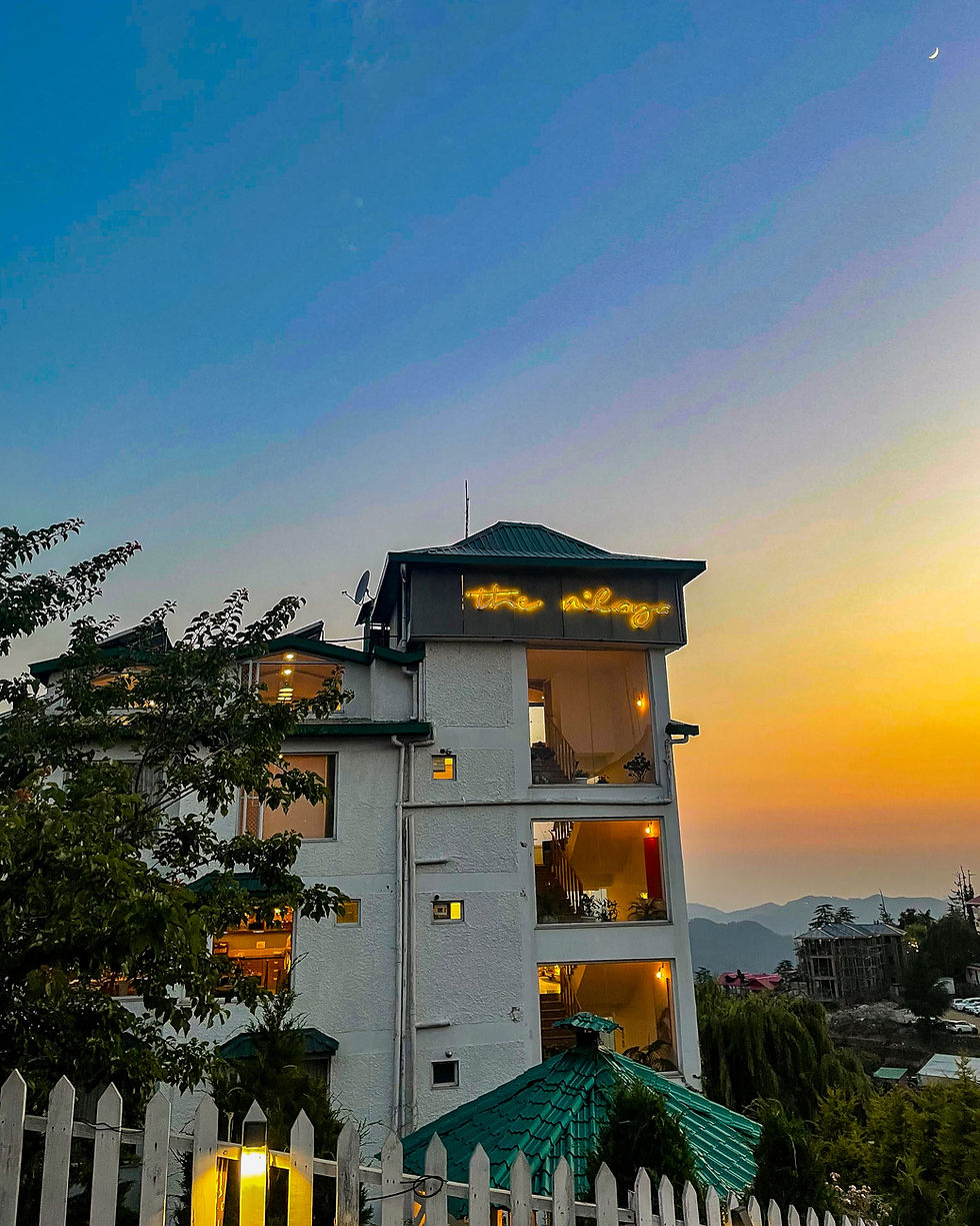 The Nilaya at sunset