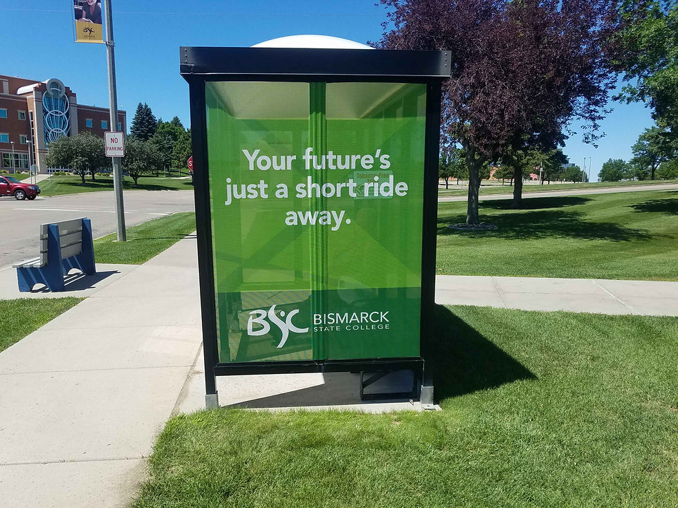Bus Shelter Perf Wrap