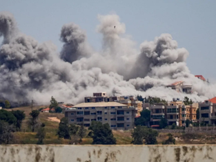 Israeli strikes kill nine in Lebanon as Hezbollah fires rockets over border