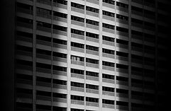 Black and White Building