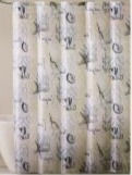 Thumbnail: Fabric Shower Curtains with hooks ..