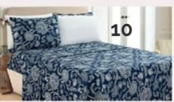 Thumbnail: 6pc Printed Sheet Set Bamboo Luxury, 14in deep pocket 