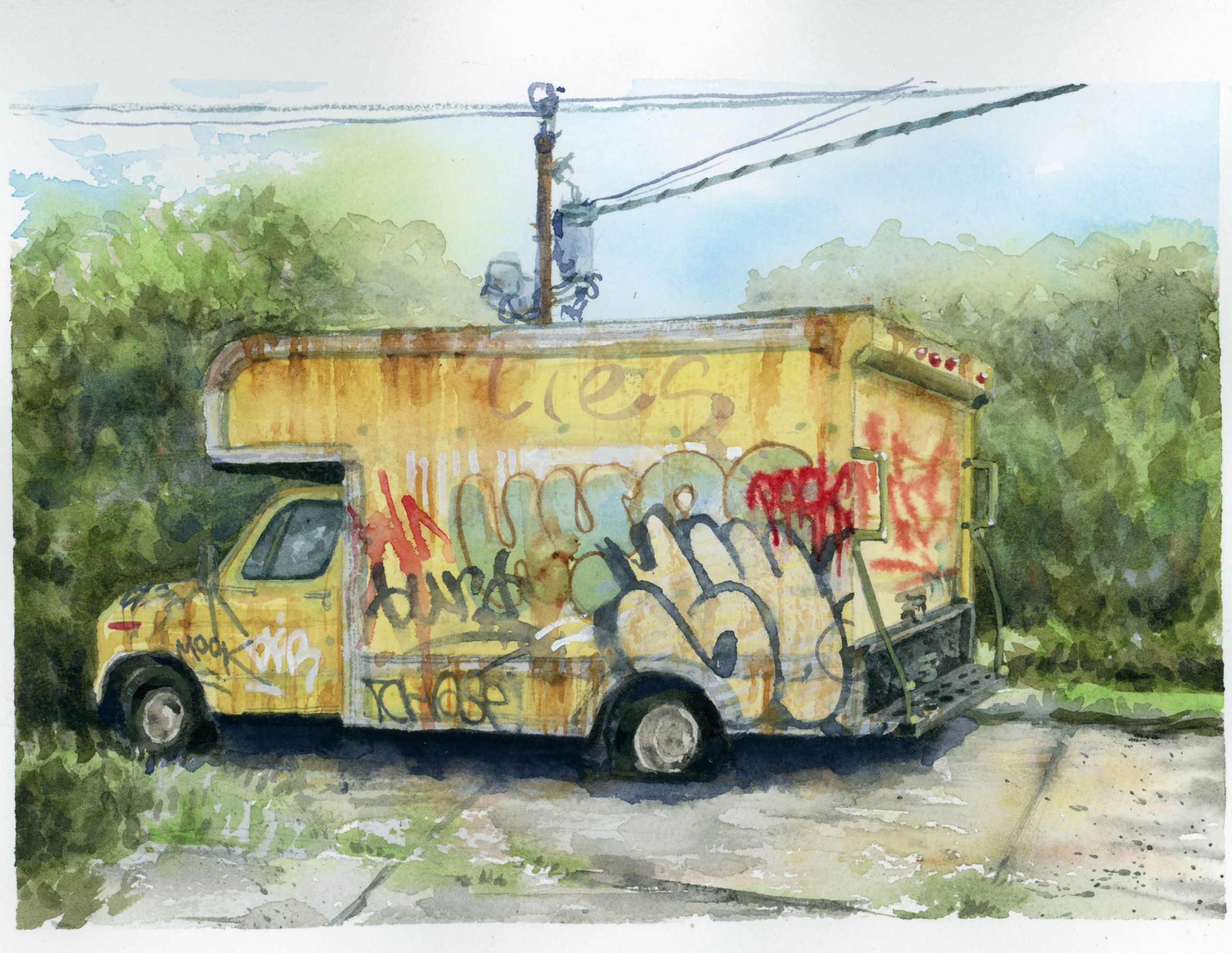 Abandoned PA Box Truck