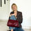Thumbnail: Beautiful Burgundy Parisien Leather Shoulderbag