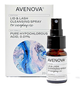 Avenova Hypochlorous Acid Antimicrobial Eyelid and Lash Cleanser