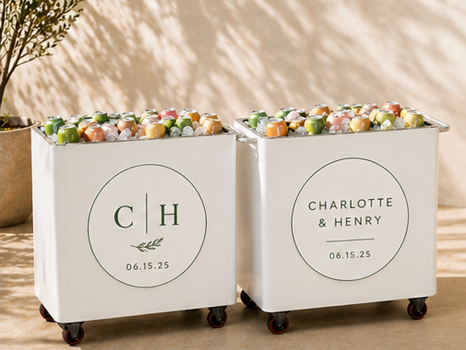 Personalized Cooler Cart