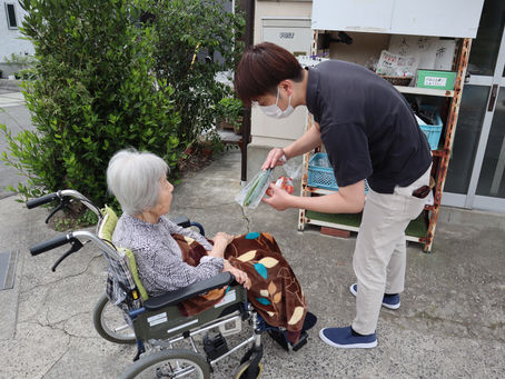 「野菜の無人販売所」