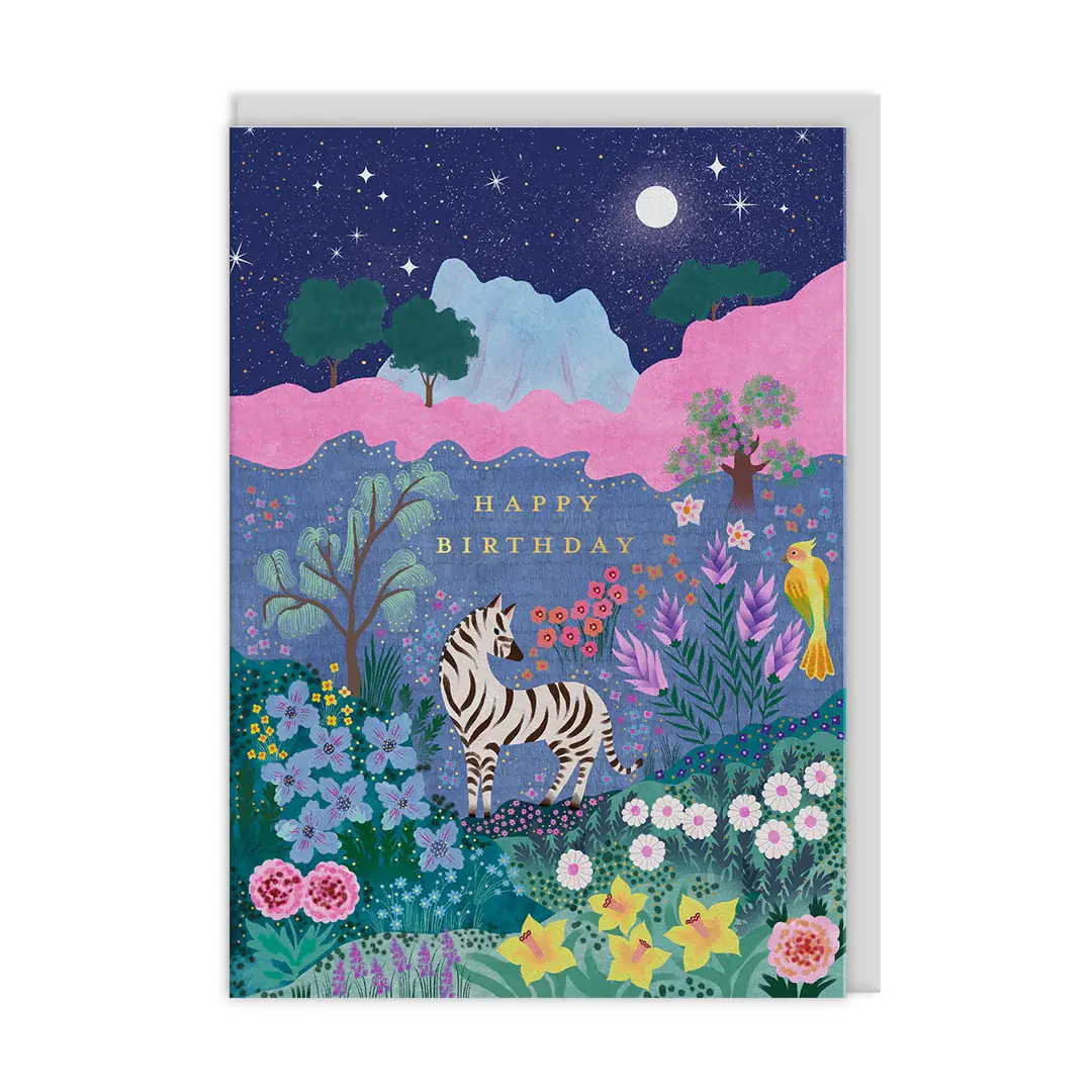 Moonlit Forest Greeting Card