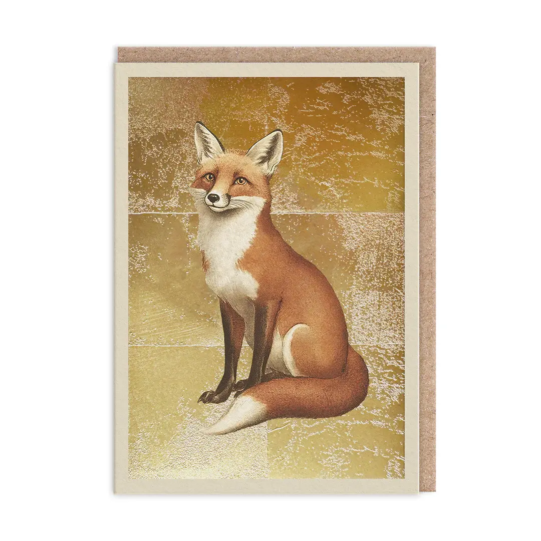 Fox Greeting Card