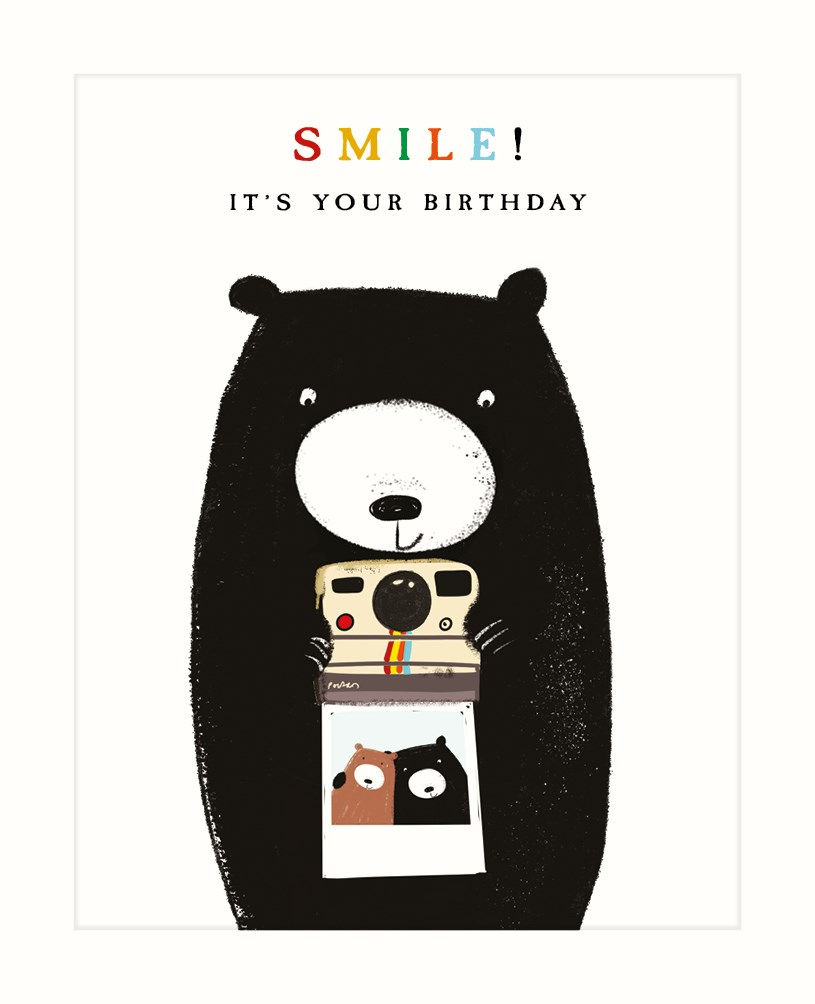 Thumbnail: Bear & Camera Greeting Card