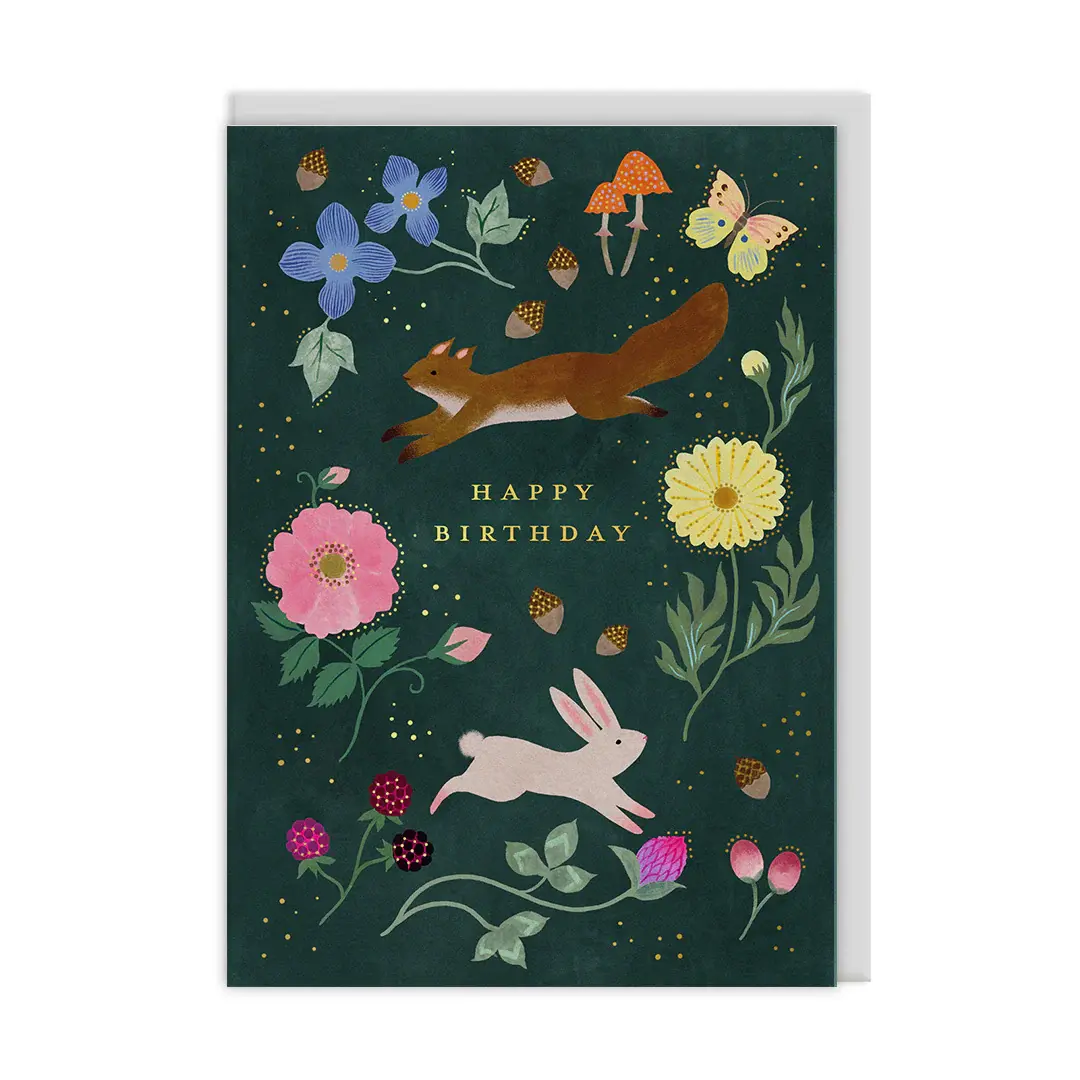 Woodland Creatures Greeting Card 