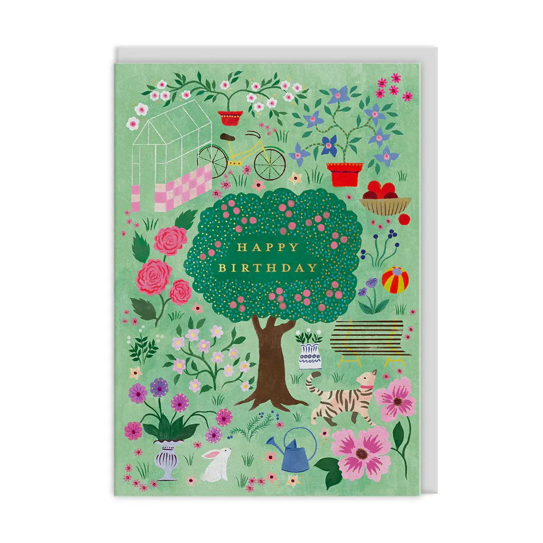 Cottage Garden Greeting Card