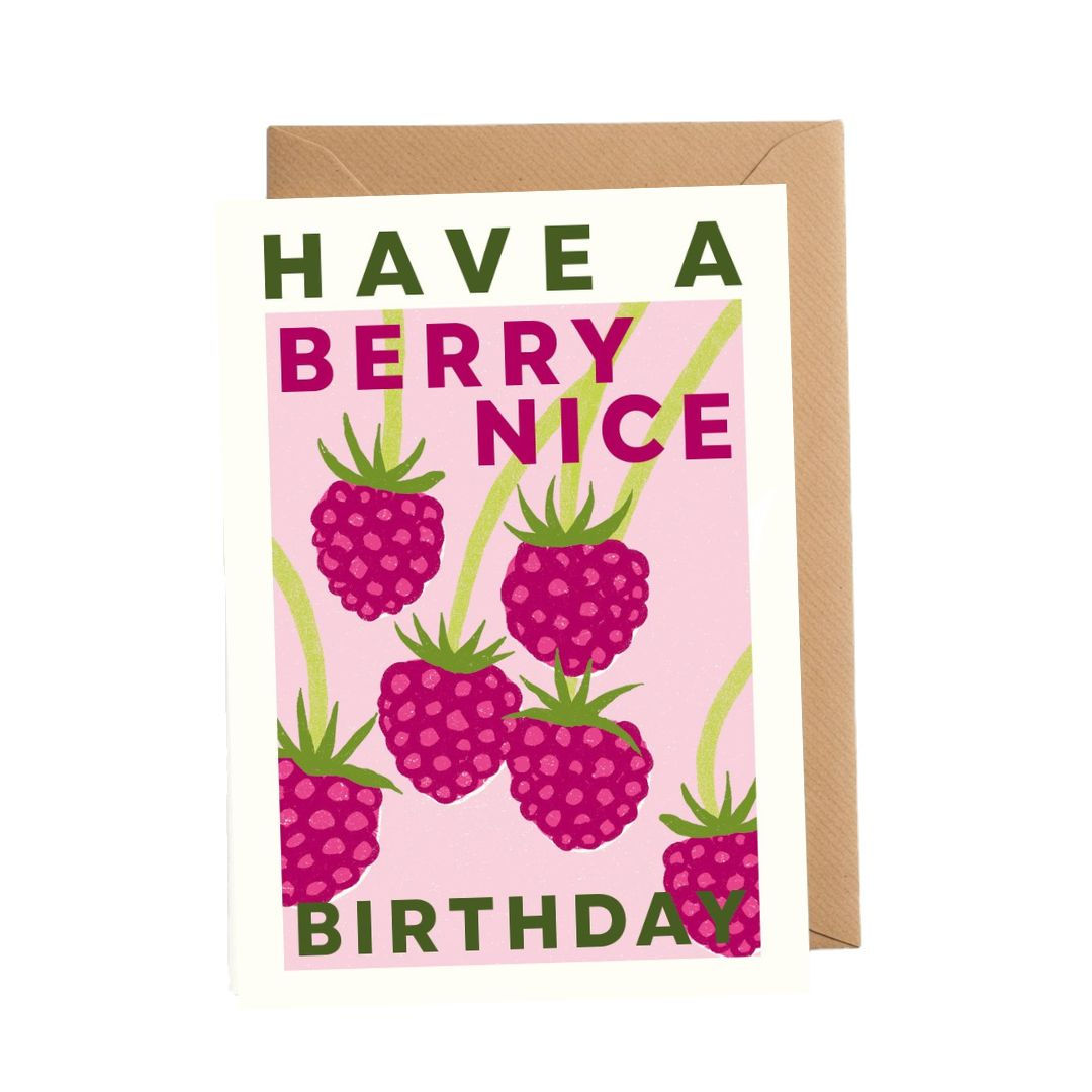 Have A Berry Nice Birthday Greeting Card