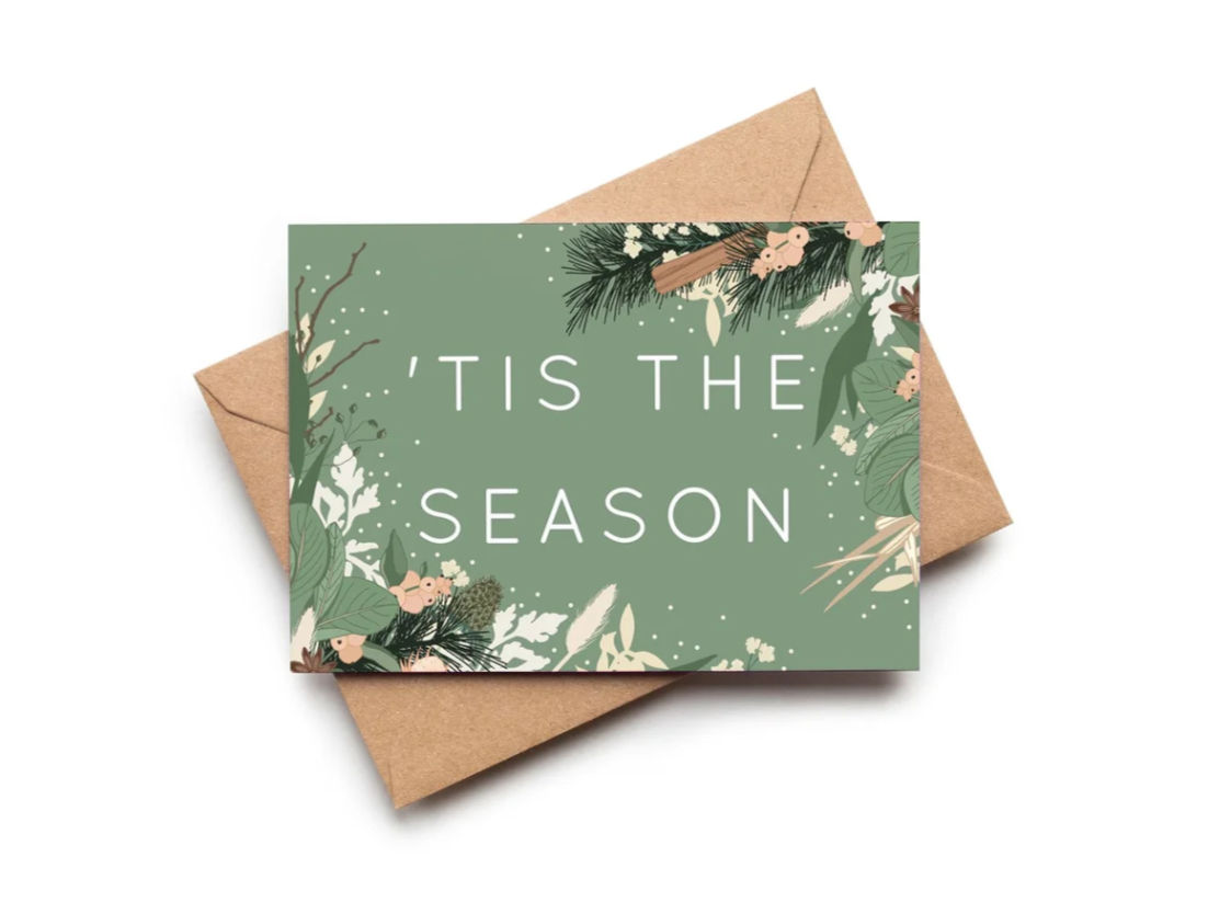 'Tis The Season Botanical Christmas Card