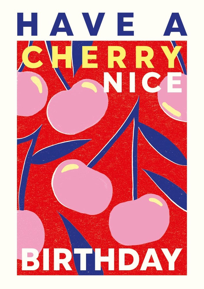 Thumbnail: Have A Cherry Nice Birthday Greeting Card