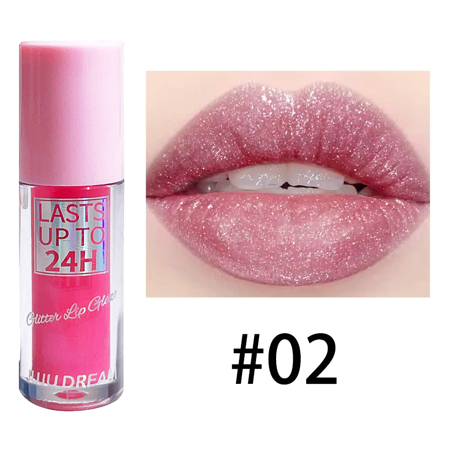 Miniatura: Gloss Labial de Glitter Flowing Light JUJU Dream – Brilho Diamante 24 horas