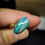 Miniature : Opale noire d'Australie très originale, Lightning Ridge, 3 carats