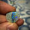 Miniature : Opale sombre d'Australie, Lightning Ridge, 5.83 carats