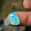 Miniature : Opale cristal d'Australie, Lightning Ridge, 2.5 carats