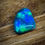 Miniature : Superbe opale noire d'Australie, Lightning Ridge, 5.55 carats