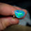 Miniature : Opale sombre d'Australie, Lightning Ridge, 2.2 carats