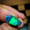 Miniature : World class Opale noire d'Australie Lightning Ridge, 6 carats