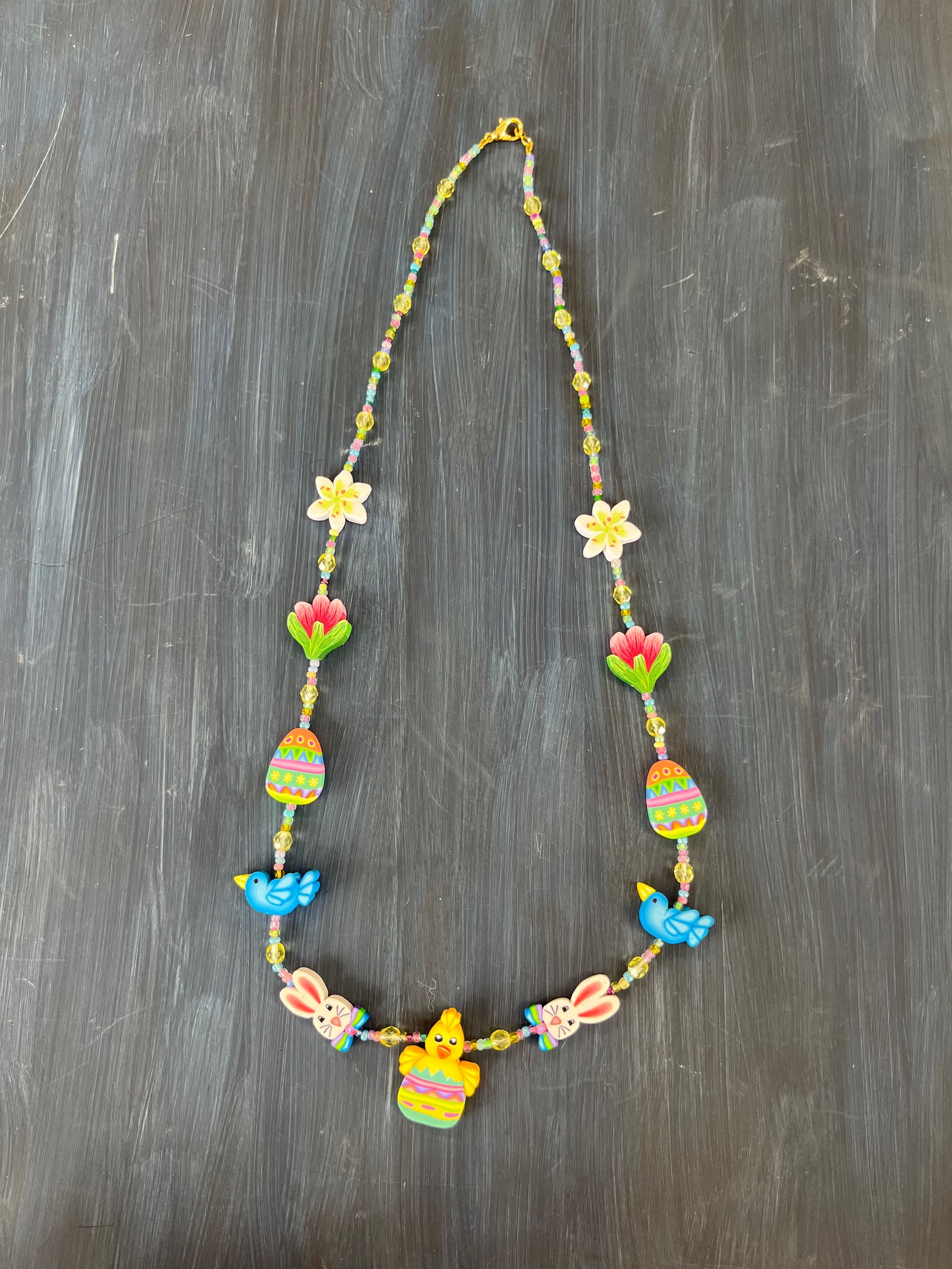 DRJ718 Easter Necklace 
