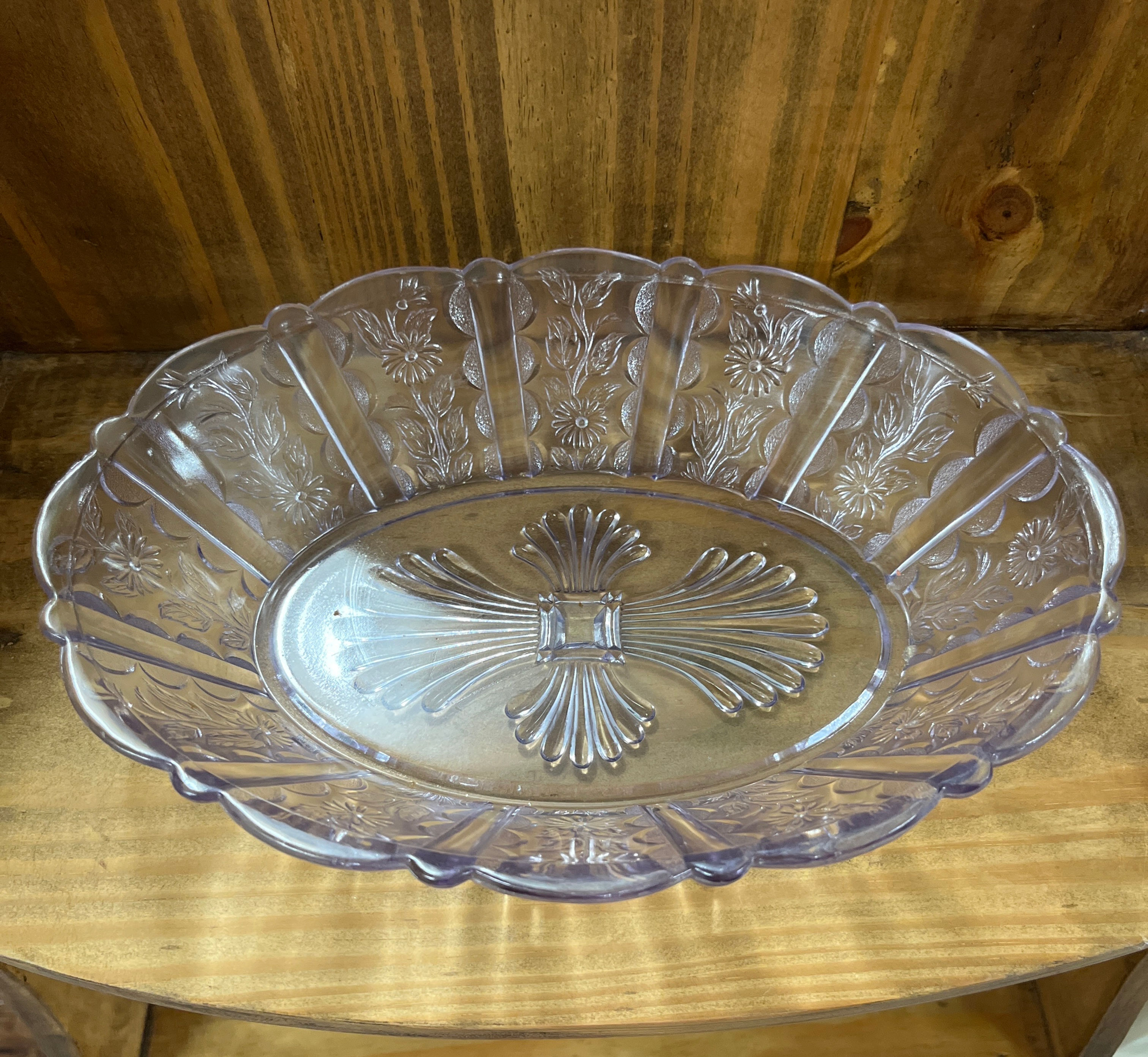 AS100 Indiana Glass “Sun Purple” Oval Casserole Dish 