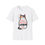 Thumbnail: "Behind Every Strong Woman Is Her Cat" Unisex Softstyle T-Shirt