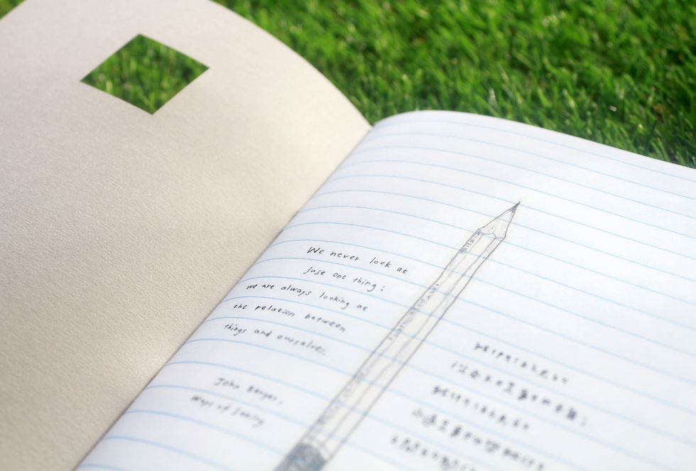 Things I Saw Through My Hand Interior page