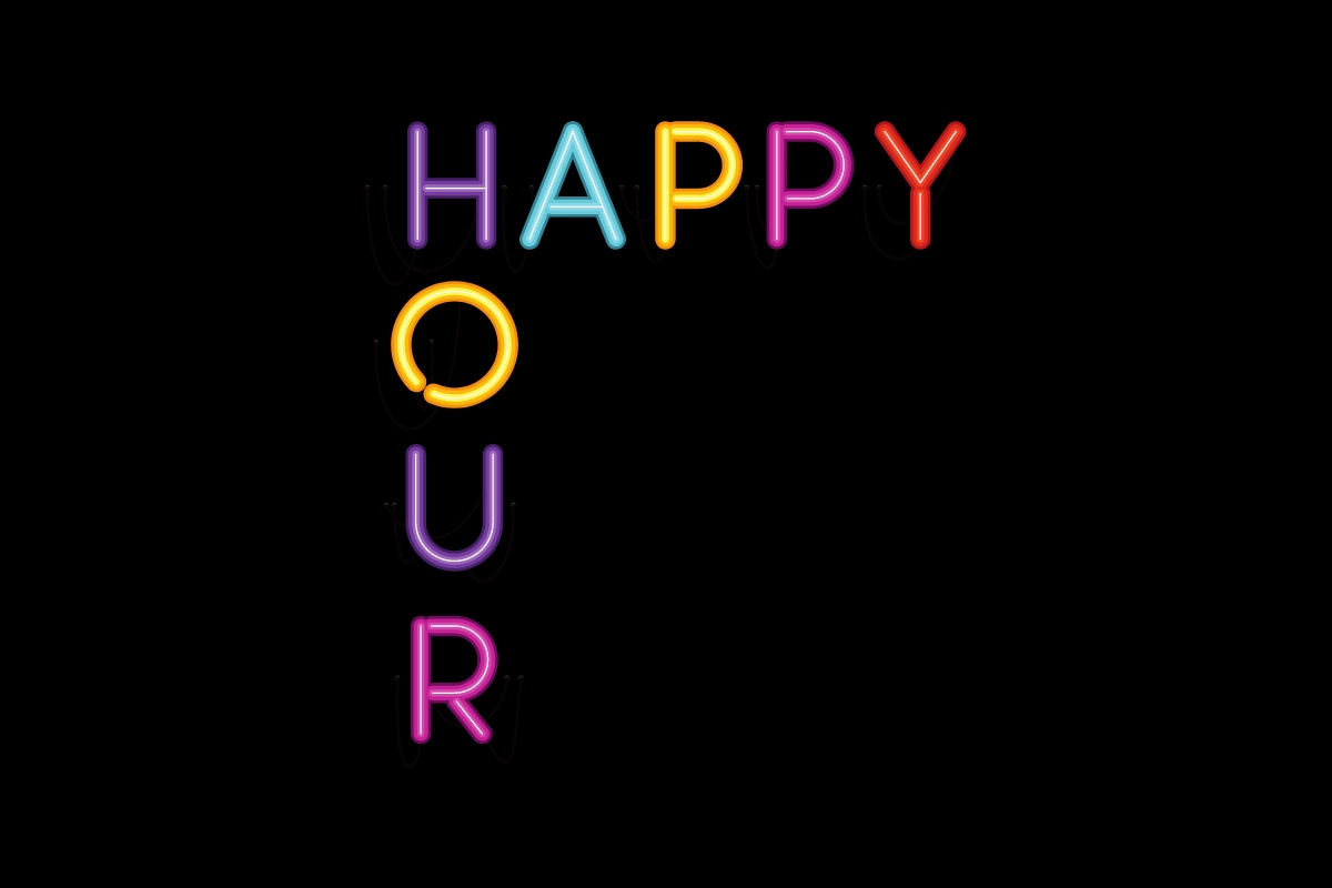 HAPPY HOUR Neon Light Sign
