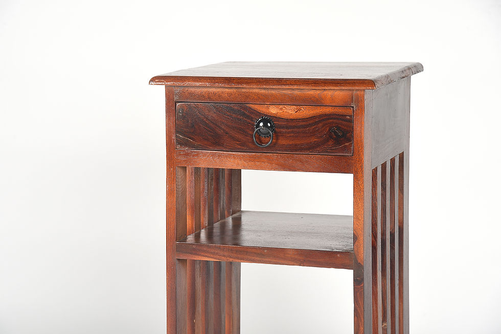 Thumbnail: Chitramaya Sheesham Wood Side Table