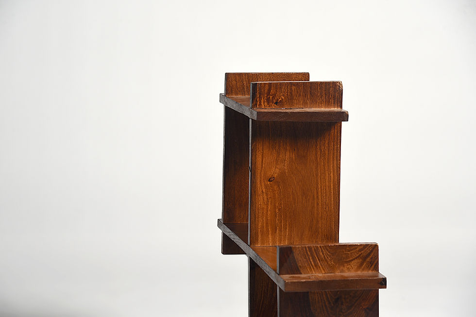 Thumbnail: Kaushtubh Sheesham Wood Wall Shelf