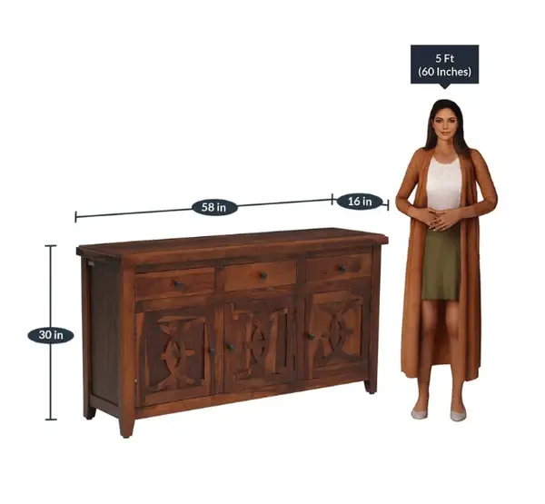 Thumbnail: Tia Sheesham Wood Sideboard
