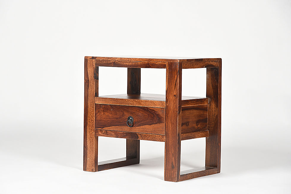 Thumbnail: Aira Sheesham Wood Side Table