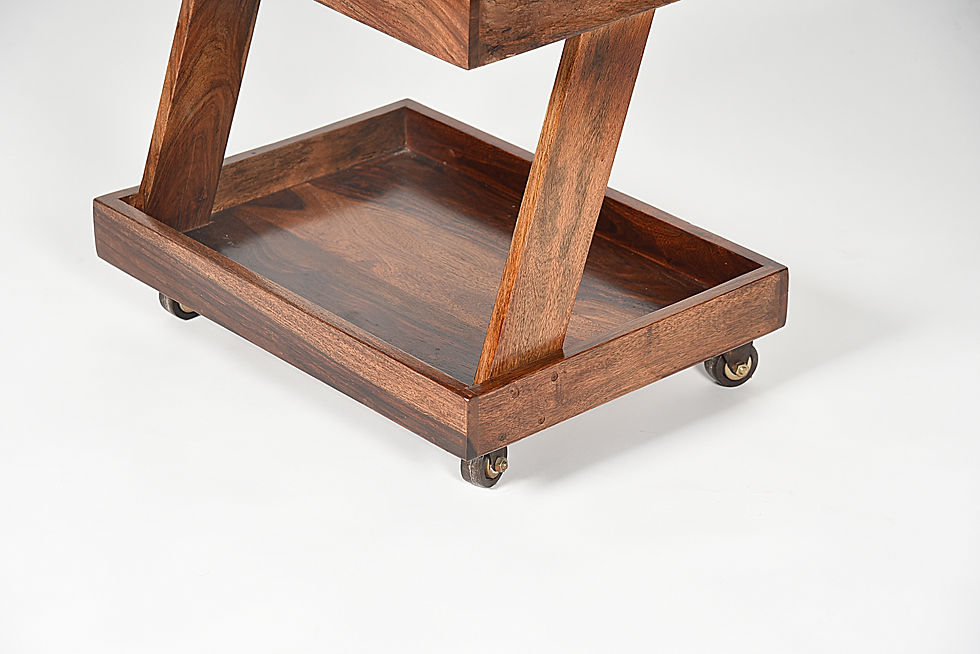 Thumbnail: Naija Sheesham Wood Trolley