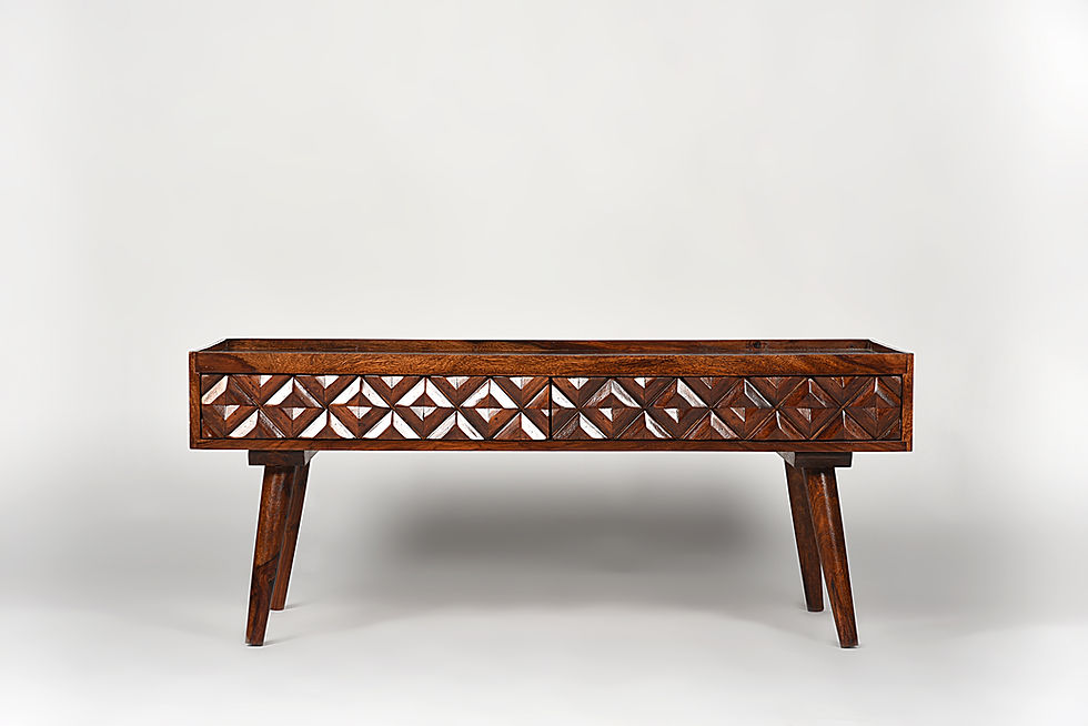 Thumbnail: Pooja Sheesham Wood Coffee Table