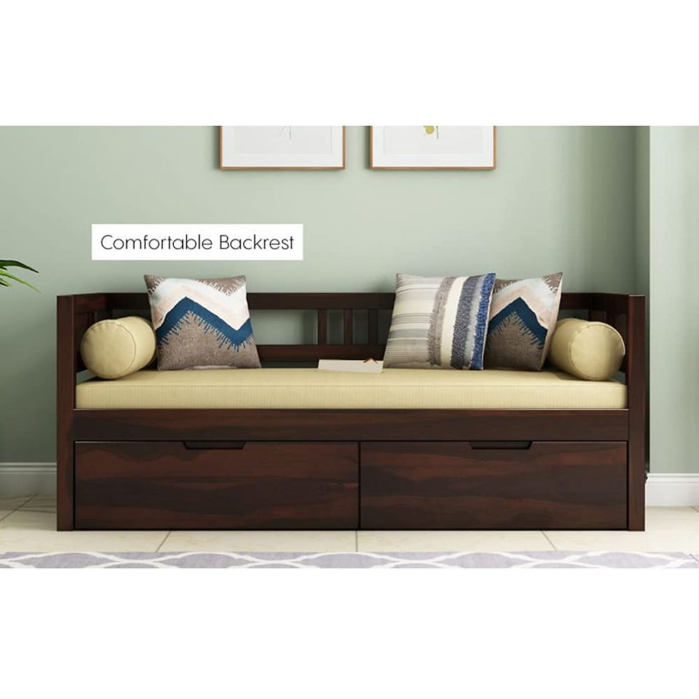 Thumbnail: Sheesham Wood Sofa Bed