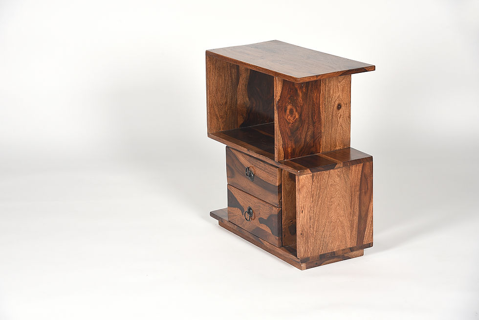 Thumbnail: Nuveena Sheesham Wood Side Table