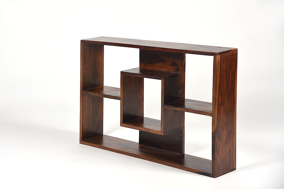Thumbnail: Zahra Sheesham Wood Wall Shelf