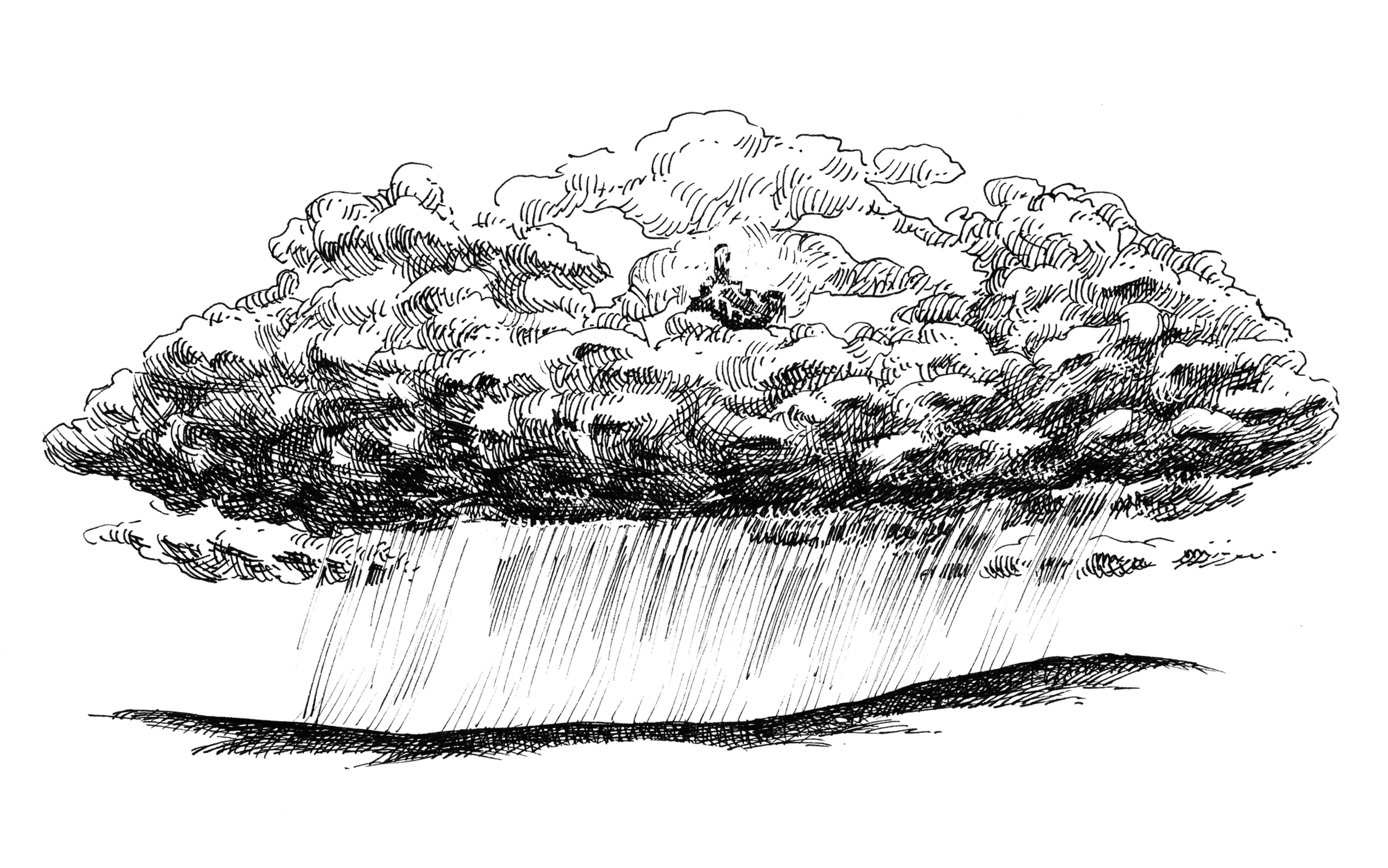 Storm Cloud with Hidden City