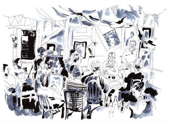 Drinking and Drawing