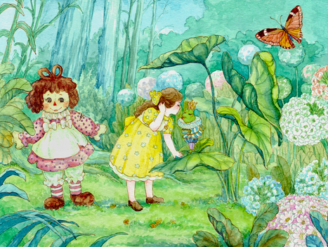 Abigail and Reggie in Sparkle Valley