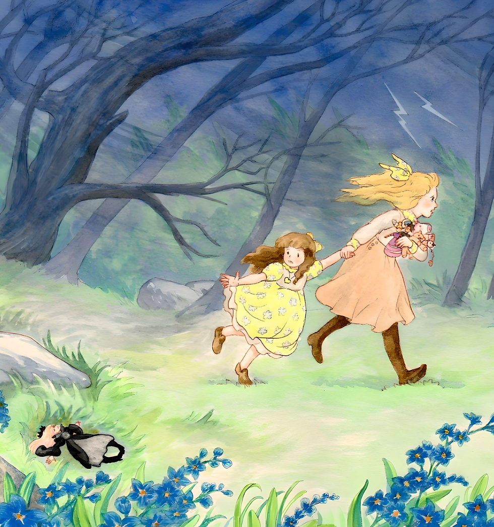 Ivana left behind in the Magic Garden