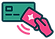 Tap to pay and cashless accepting all major credit cards for payment and Apple Pay